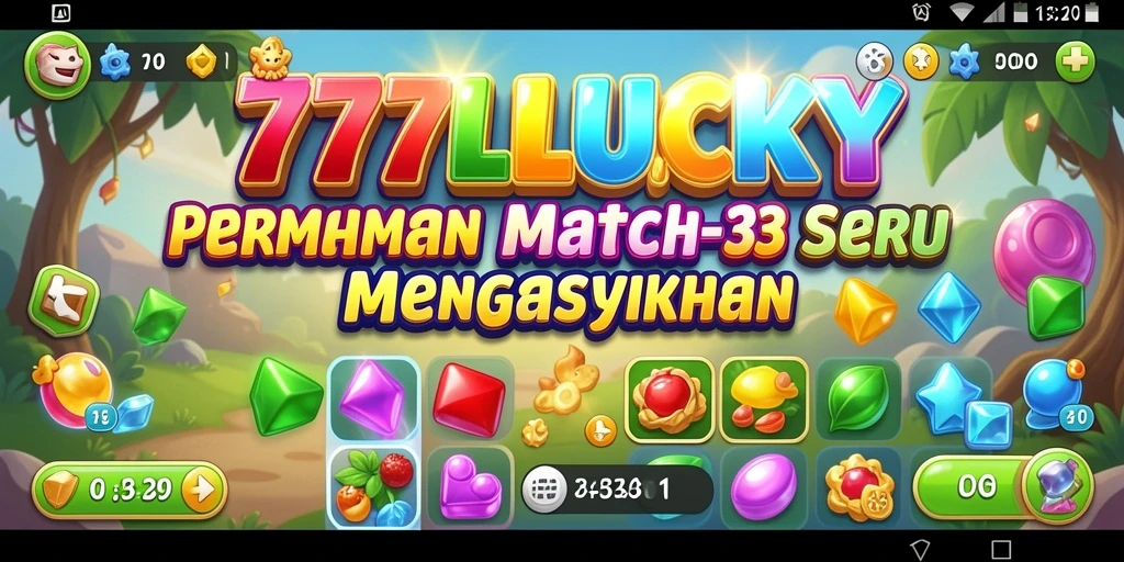 Screenshot utama menunjukkan gameplay seru dalam 777LUCKY.