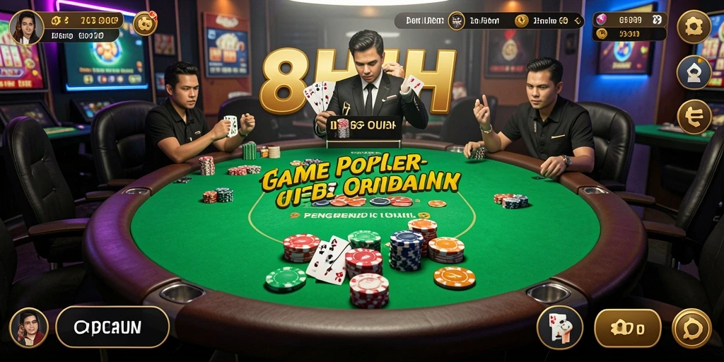 Tangkapan layar dari gameplay menarik game Poker.