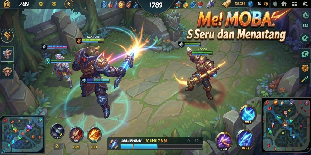 Gameplay seru BNI789 dalam pertempuran MOBA