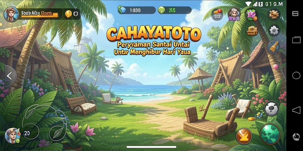 Tampilan gameplay seru CAHAYATOTO dengan antarmuka yang mudah digunakan.