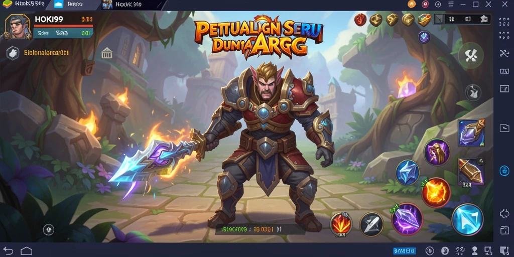 Tampilan menarik dari petualangan dan pertempuran HOKI99.