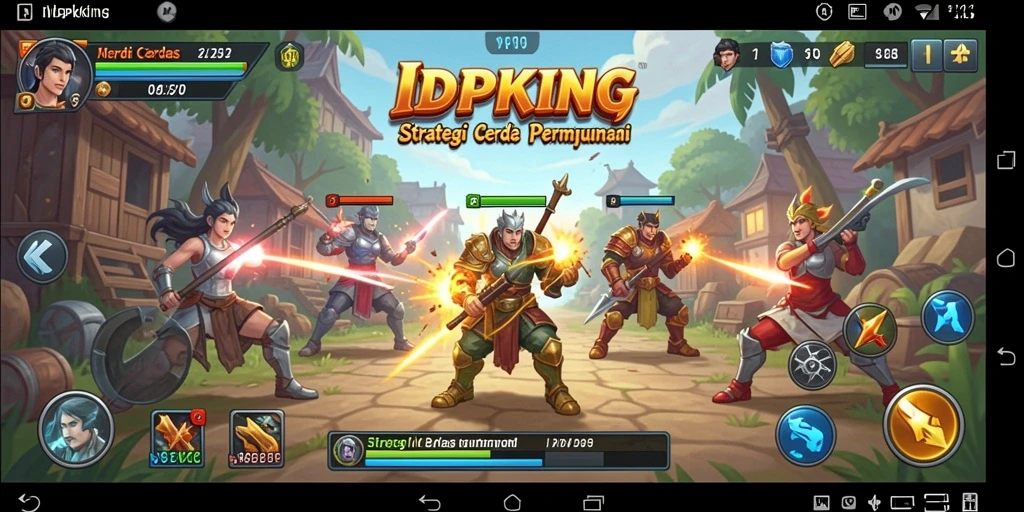 Tampilan gameplay menantang dan mendebarkan di IDPKING.
