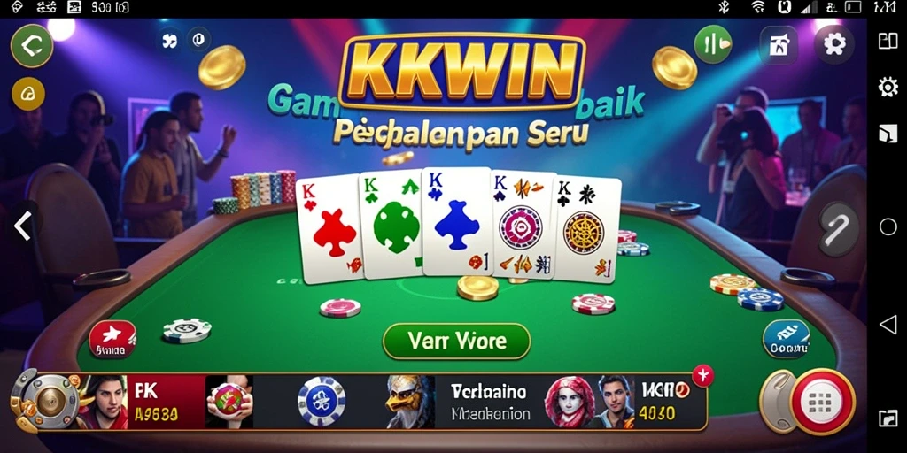 Tampilan gameplay KKWIN yang menarik dan mengasyikkan di Domino.