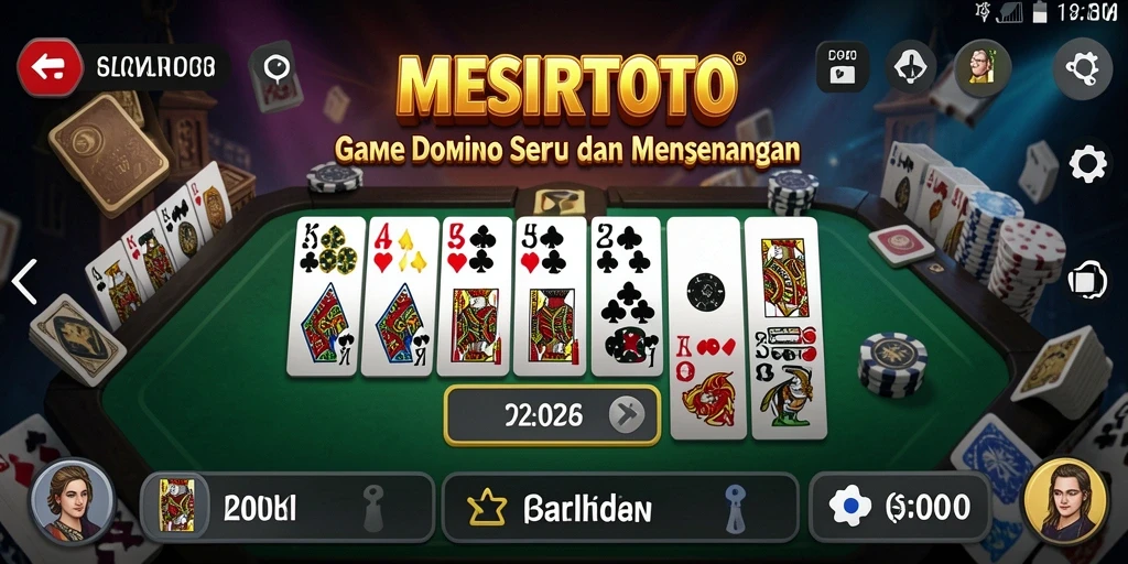 Tampilan utama gameplay MESIRTOTO yang menarik dan interaktif.