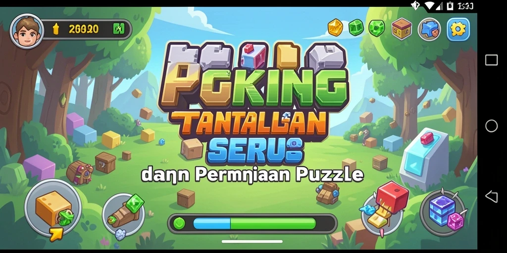Tampilan gameplay PGKING yang menantang dan seru.