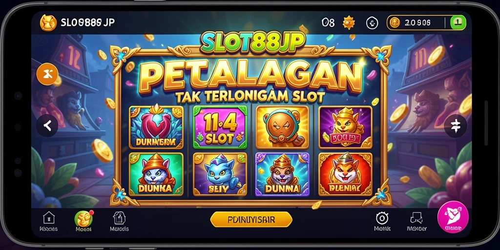 Tampilan gameplay SLOT88JP yang menarik dan penuh petualangan.